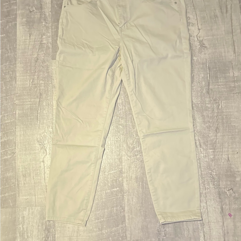 Artisan Ny Straight Leg Pants in Beige - Picture 2 of 2